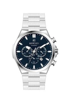 Reward Excellent RWA146713 Gümüş Lacivert Paslanmaz Çelik Erkek Kol Saati