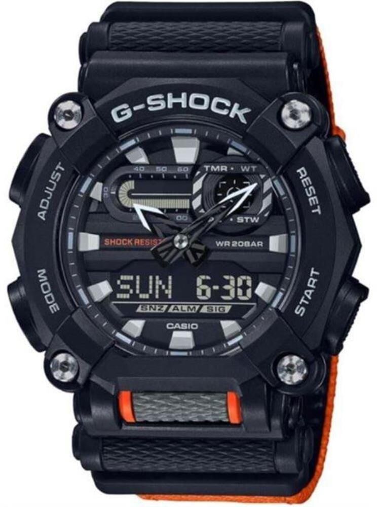Casio G-Shock GA-900 Turuncu Nato Orijinal Saat Kordonu