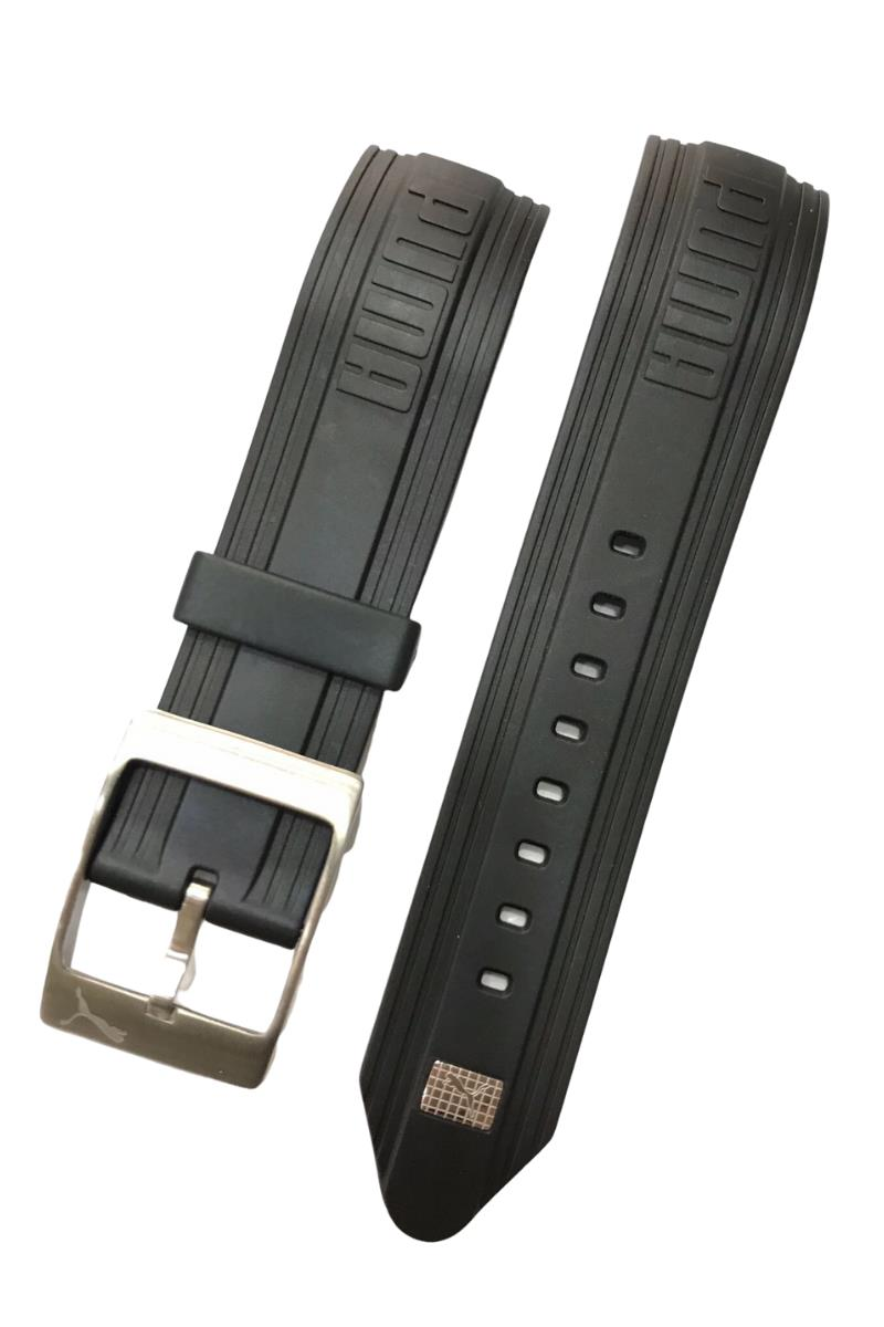 Puma PU102121001 Siyah Renk Orijinal Silikon Saat Kordonu Kayışı