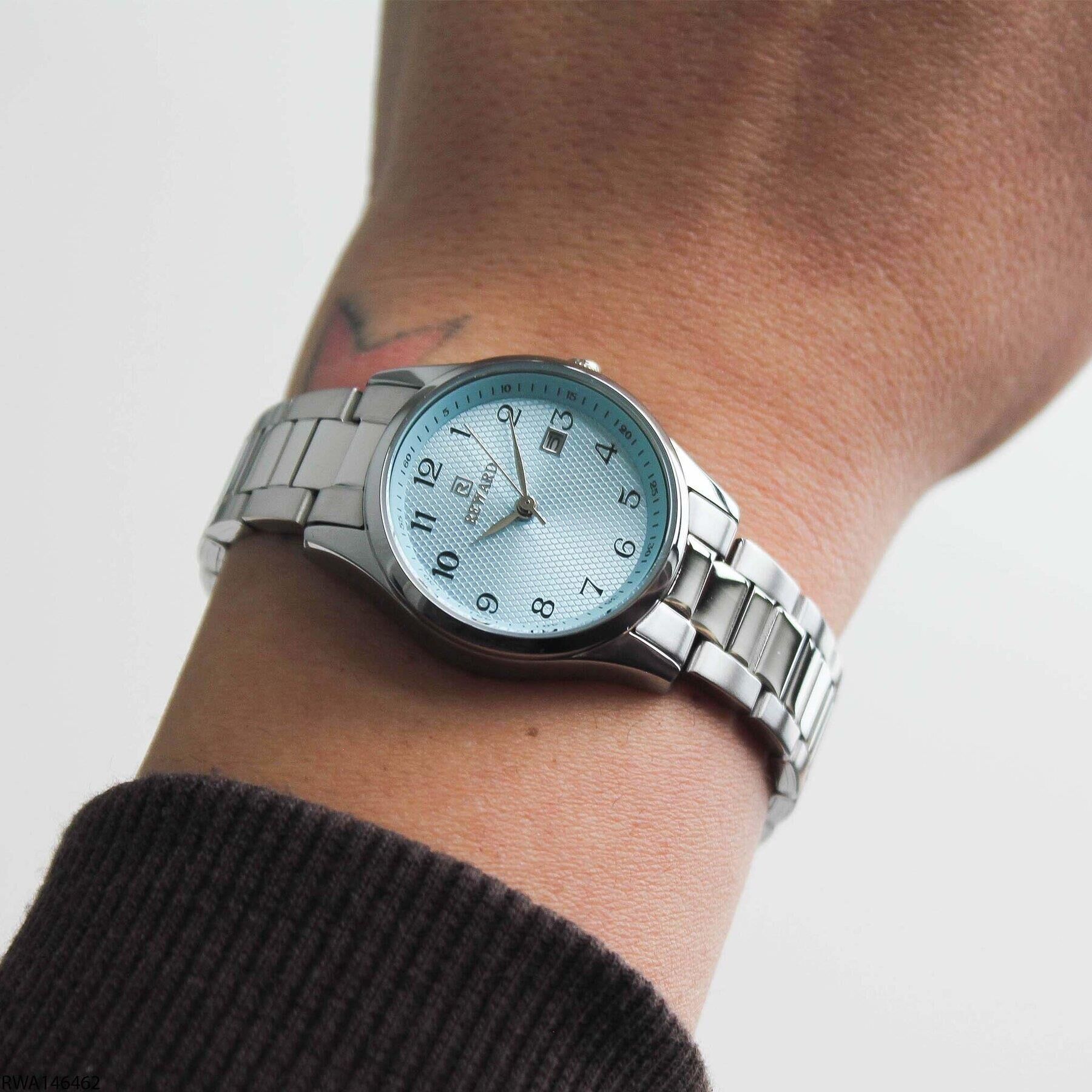 Reward RWA146462 Gümüş Renk Paslanmaz Çelik Kordon Rakamlı Küçük Kadın Kol Saati