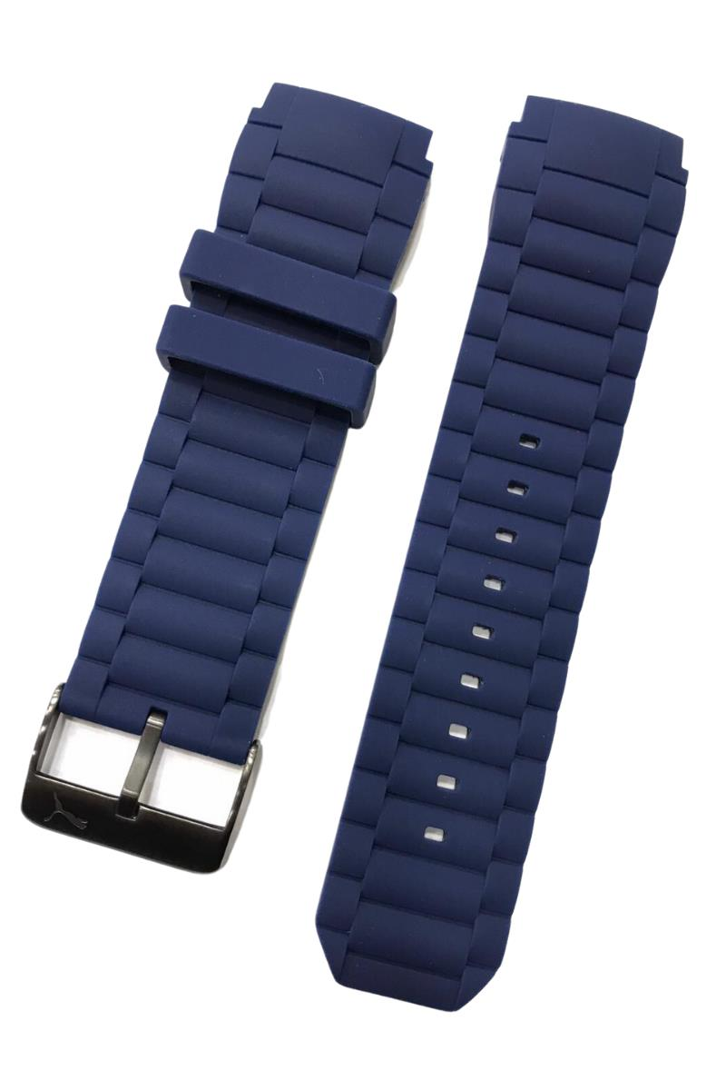 Puma PU104301003 Lacivert Renk Orijinal Silikon Saat Kordonu Kayışı