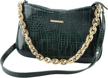 Daniel Klein DKB2015-06 Yeşil Kadın Askılı Kol Çantası