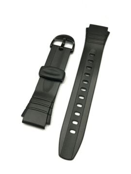 Casio F-200W Orijinal Siyah Silikon Saat Kayışı