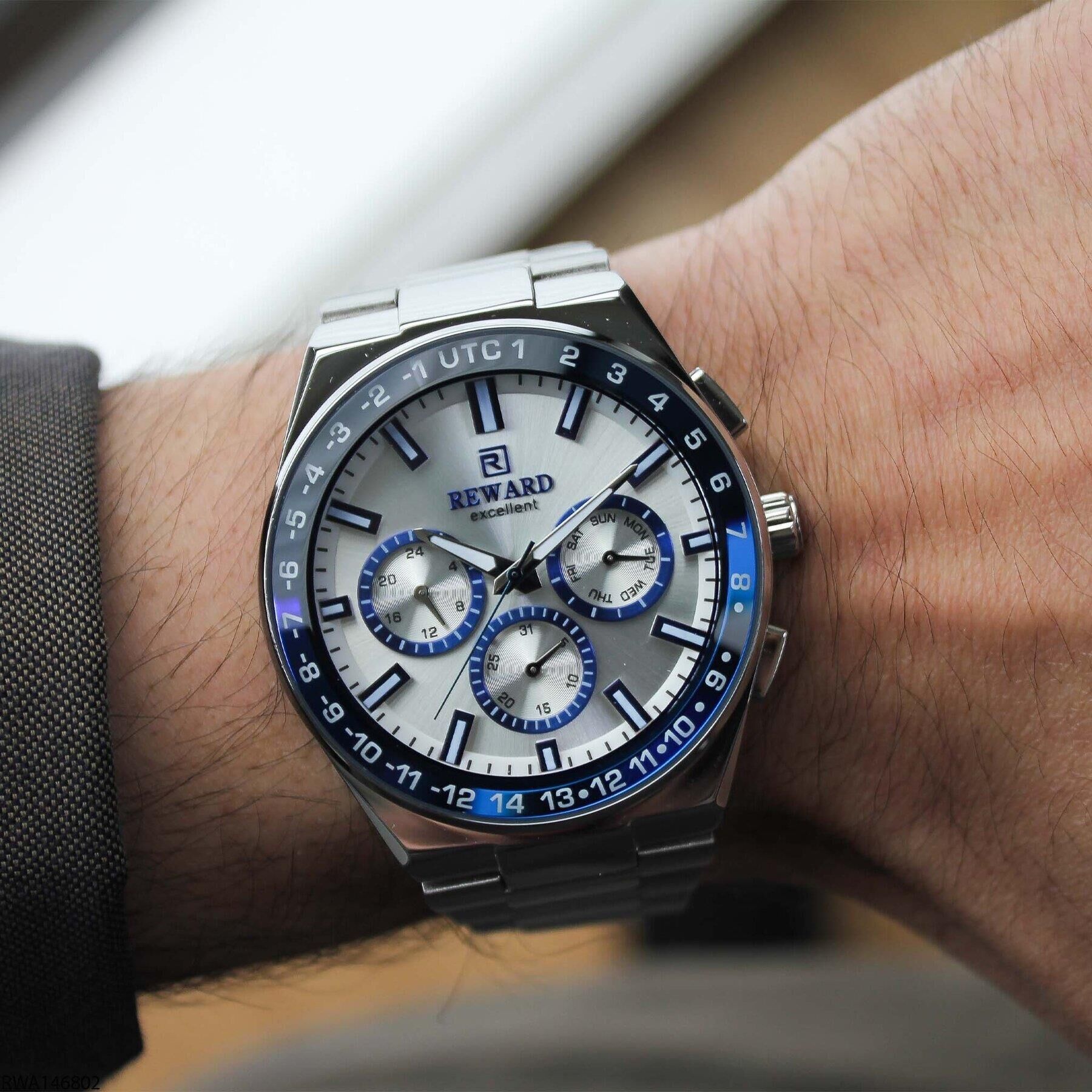 Reward Excellent RWA146802 Gümüş Renk Paslanmaz Çelik Erkek Kol Saati