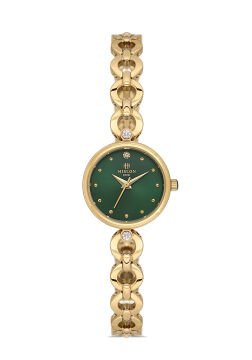 Hislon QL192G-15SG Boncuklu Kadın Kol Saati