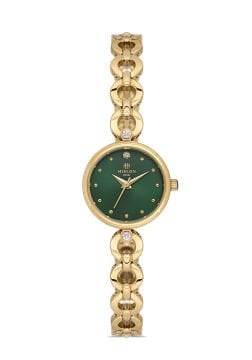 Hislon QL192G-15SG Boncuklu Kadın Kol Saati