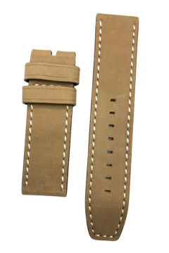 24 mm Kahve Quantum Orijinal Hakiki Deri Saat Kordonu