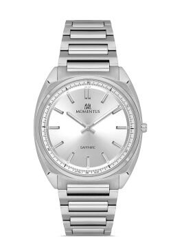 Momentus EM340S-02SS Safir Cam Klasik Erkek Kol Saati