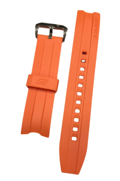 Casio Edifice EMA-100B Turuncu Orijinal Silikon Saat Kordonu