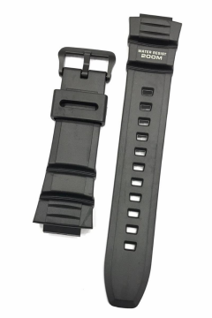Casio AE-2000 AE-2100 WV-200 Siyah Orijinal Silikon Saat Kordonu