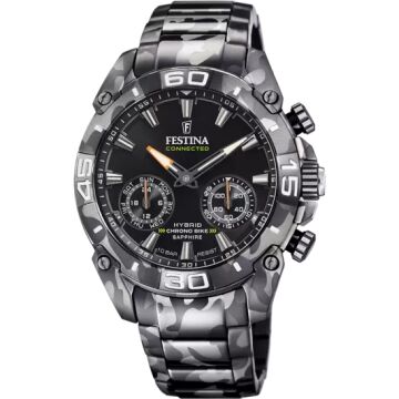 Festina F20545/1 Connected Black Camouflage Erkek Kol Saati