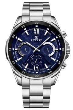 Reward RWA147243 Lacivert Kadran Çelik Kordon Erkek Kol Saati