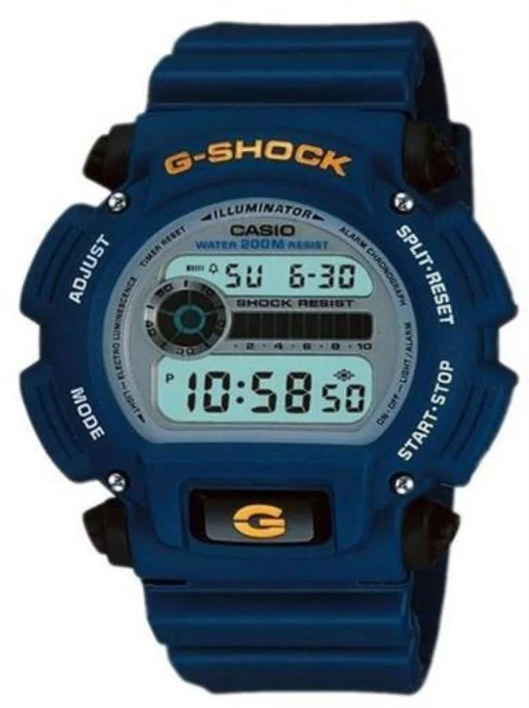 Casio G-Shock DW-9052 Lacivert Orijinal Silikon Saat Kordonu