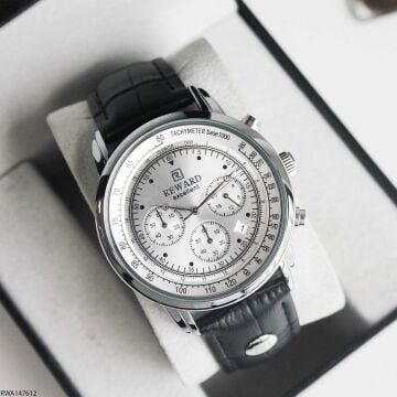 Reward Excellent RWA147612 Siyah Deri Kayışlı Erkek Kol Saati