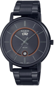 Casio MTP-B120B-8AVDF Siyah İyon Kaplama Erkek Kol Saati