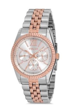 Vialux Çelik Kadın Kol Saati LY573T-02SR
