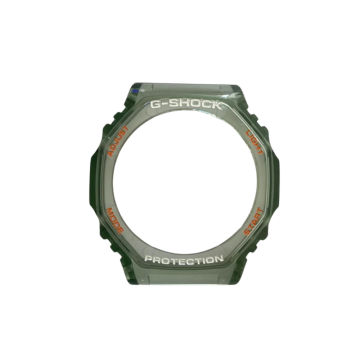 Casio G-Shock GA-2100 Yeşil Şeffaf Orijinal Shock Lastiği Kasa Silikonu