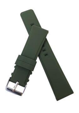 18mm Renkli Yüksek Kalite Silikon Saat Kordonu Kayışı
