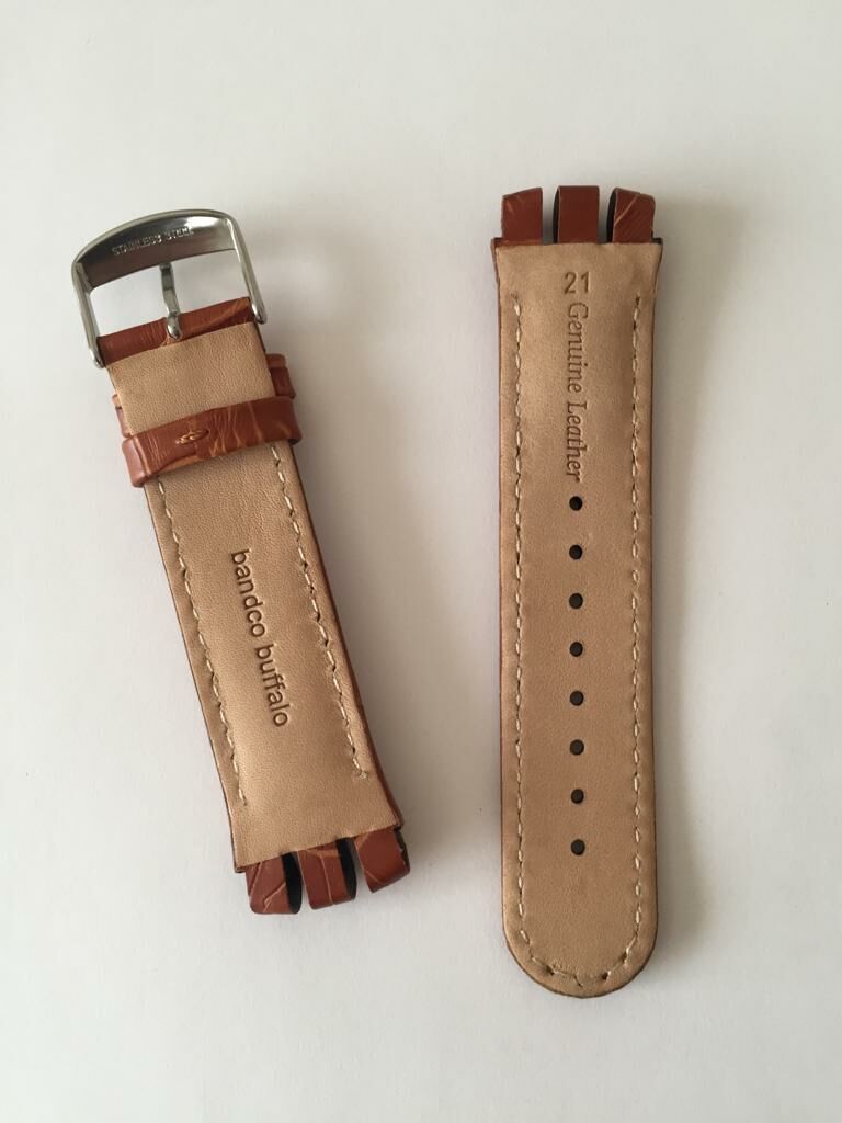 Swatch Deri Saat Kordonu 21 mm