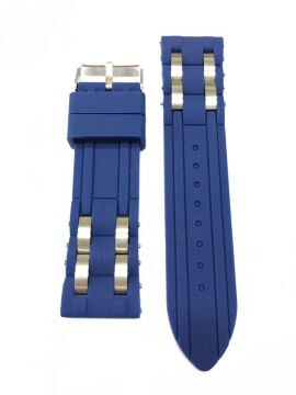 24 mm Guess GUW0366G Uyumlu Kauçuk Saat Kordonu Kayışı