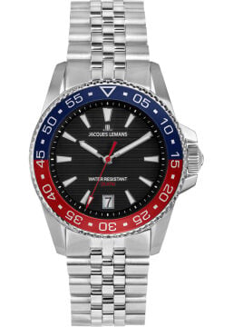 JACQUES LEMANS 1-2205K LIVERPOOL DIVER ERKEK KOL SAATİ